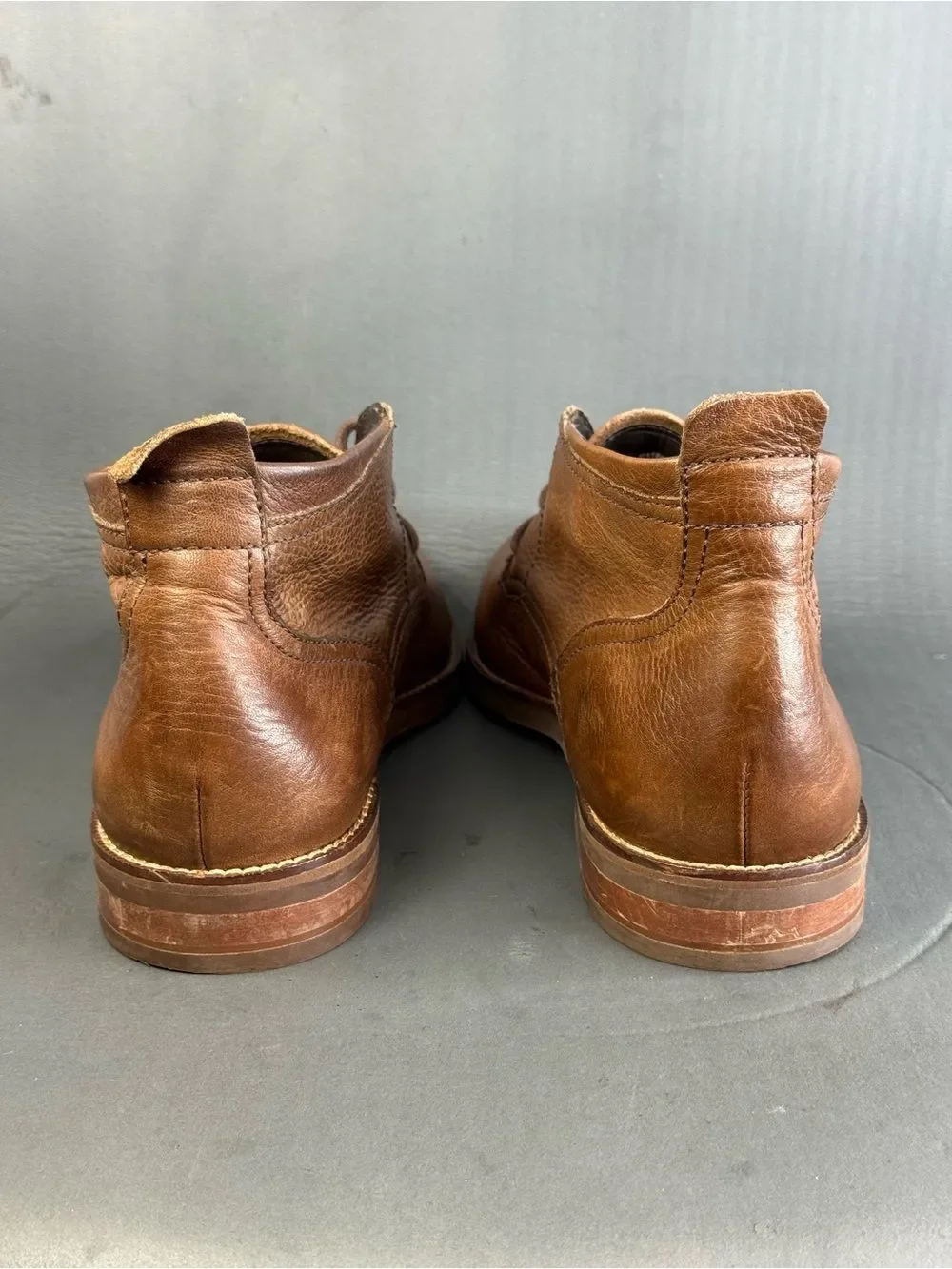 Cole Haan Men's Charles Brown Leather Comfort Chukka Boots shoes size 11.5